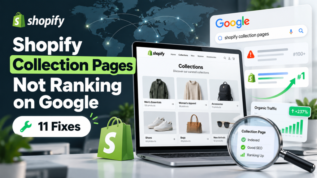 Shopify collection pages not ranking on Google in 2026: 11 practical SEO fixes for ecommerce collections